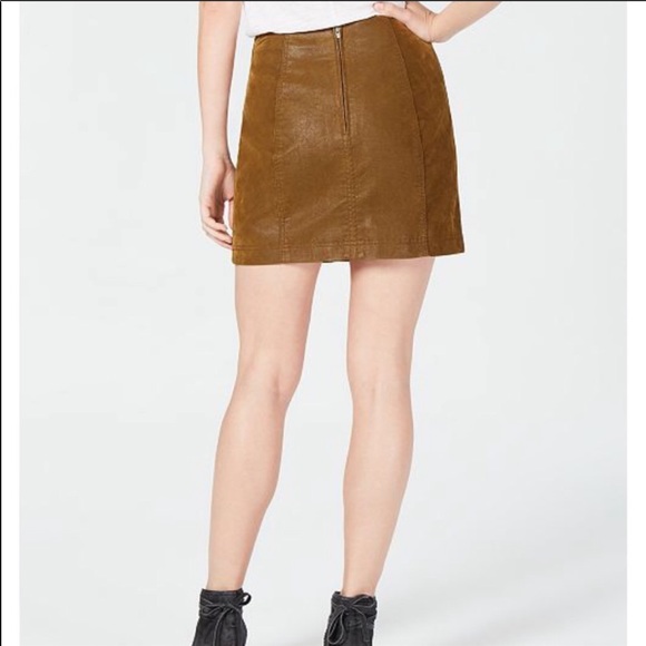 Free People Vegan Suede Skirt NWT - Picture 5 of 5